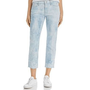 Frame Cloud Tie Dye Le High Straight‎ Jeans